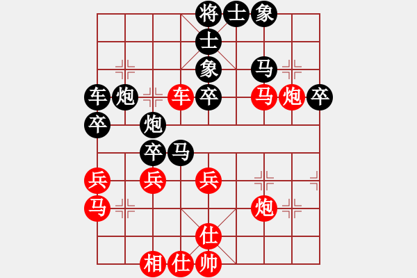 象棋棋譜圖片：2006年弈天外圍賽第一輪：寧夏商建雷(2級)-負(fù)-追月求道(5r) - 步數(shù)：40 