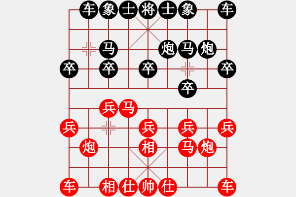 象棋棋譜圖片：鄉(xiāng)村棋迷(5段)-負(fù)-從來不贏棋(8段) - 步數(shù)：10 