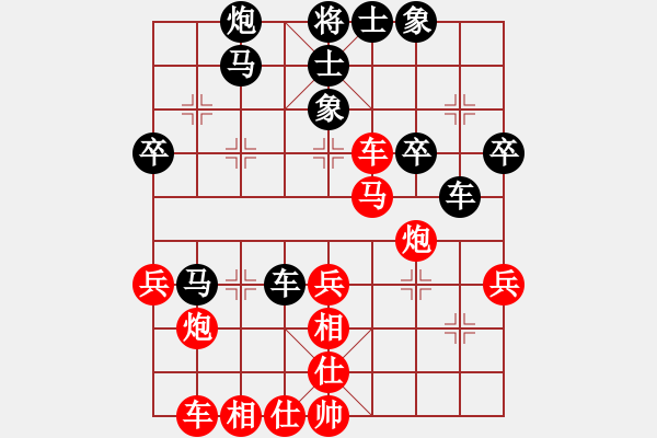 象棋棋譜圖片：雙子座撒卡(風(fēng)魔)-負(fù)-新蕾(9星) - 步數(shù)：40 