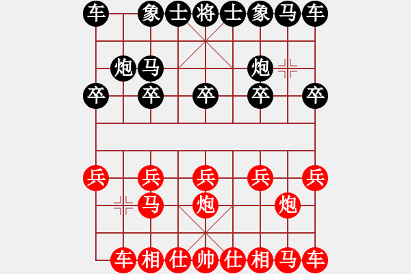 象棋棋譜圖片：1 - 步數(shù)：5 