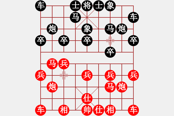 象棋棋譜圖片：石老人先負(fù)霸王別姬 - 步數(shù)：10 