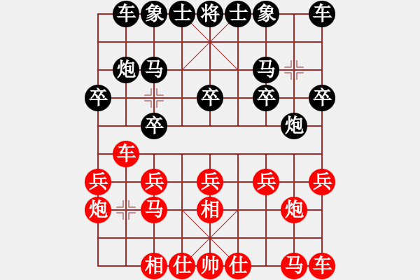 象棋棋譜圖片：朋友[2295748934] -VS- 桔中居士[125323952] - 步數(shù)：10 