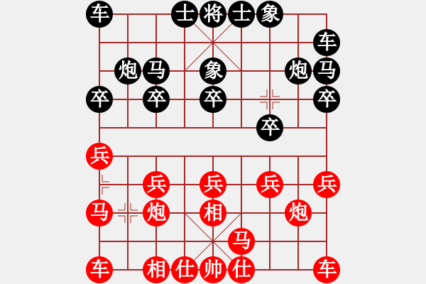 象棋棋譜圖片：馮明光     先負(fù) 許銀川     - 步數(shù)：10 