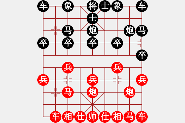 象棋棋譜圖片：qinyiqiang 和 愚呆 - 步數(shù)：10 