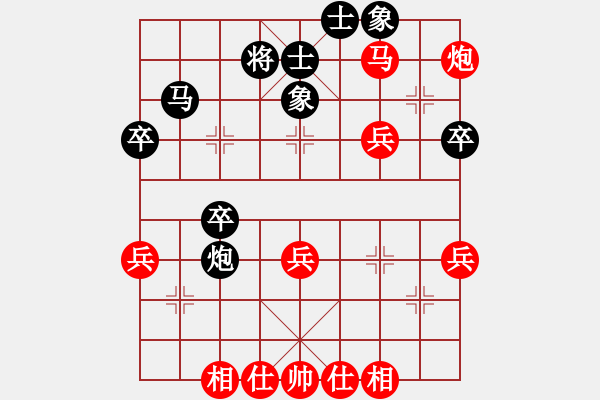 象棋棋譜圖片：第3局 直車平七炮對左炮巡河拐角馬 - 步數：47 