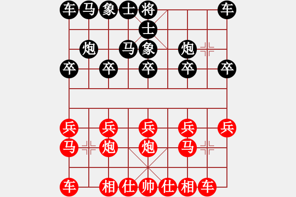 象棋棋譜圖片：‖棋家軍‖無(wú)聊[2394204841] -VS- 戰(zhàn)勝[1433089688] - 步數(shù)：10 