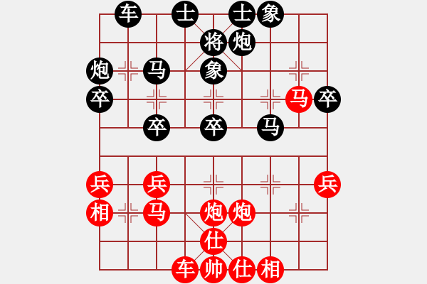 象棋棋譜圖片：七十碼(3段)-勝-東方不贏(9段) - 步數(shù)：40 