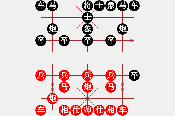 象棋棋譜圖片：王宇航 先勝 王秀子 - 步數(shù)：10 