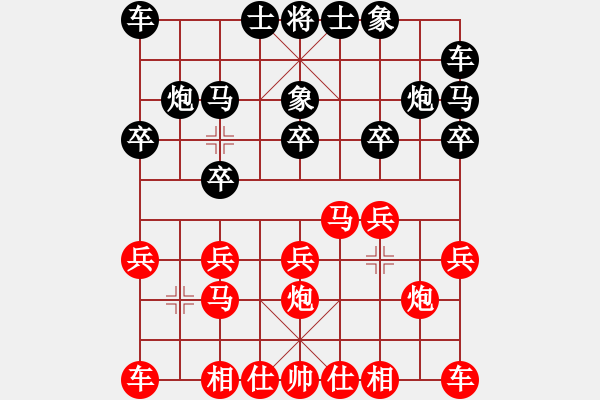 象棋棋譜圖片：2013大師網網名爭霸賽 liuye 先勝 雄踞中華 - 步數(shù)：10 