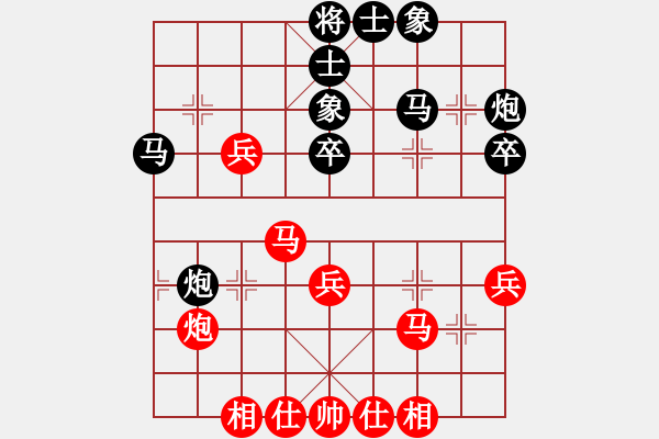 象棋棋譜圖片：余小舟 先勝 吳永忠 - 步數(shù)：40 