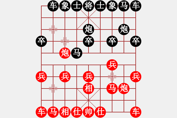 象棋棋譜圖片：宿少峰 先勝 何文哲 - 步數(shù)：10 