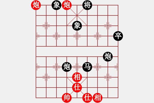 象棋棋譜圖片：后勝網(wǎng)絡(luò)棋手（中炮七路馬對屏風(fēng)馬 紅進(jìn)中兵對黑雙炮過河） - 步數(shù)：70 