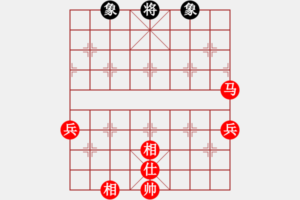 象棋棋譜圖片：楚水五號(3級)-勝-虎嘯百川(3級)(五六炮對屏風馬進7卒馬3退5) - 步數：120 