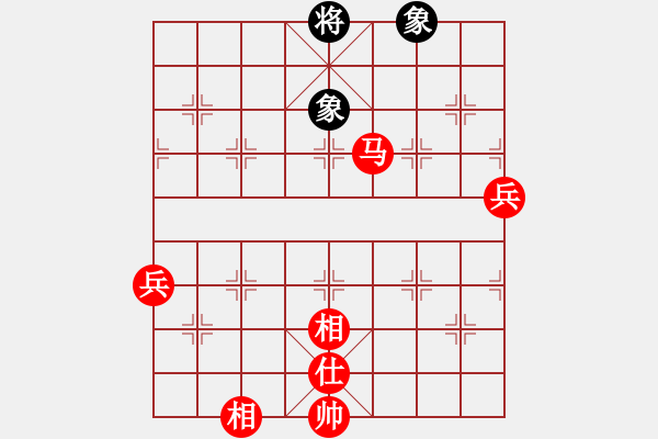 象棋棋譜圖片：楚水五號(3級)-勝-虎嘯百川(3級)(五六炮對屏風馬進7卒馬3退5) - 步數：127 