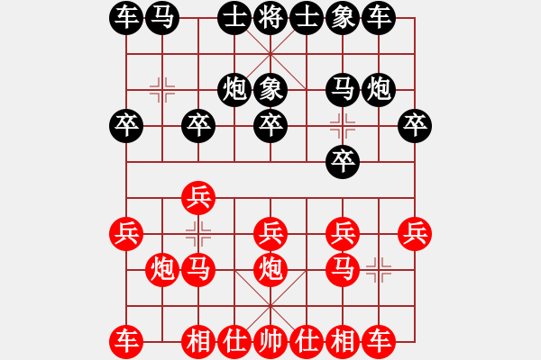 象棋棋譜圖片：鐵五局黃明昌（勝）貴州水泥廠馮忠斌 - 步數(shù)：10 