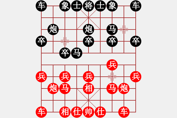 象棋棋譜圖片：溧陽 鄒嘯天 和 金壇 王錫明 - 步數(shù)：10 