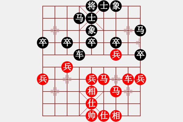 象棋棋譜圖片：2006年梁山賽第七輪：富貴聯(lián)盟三(3段)-和-騰訊梁山雷(4r) - 步數(shù)：40 