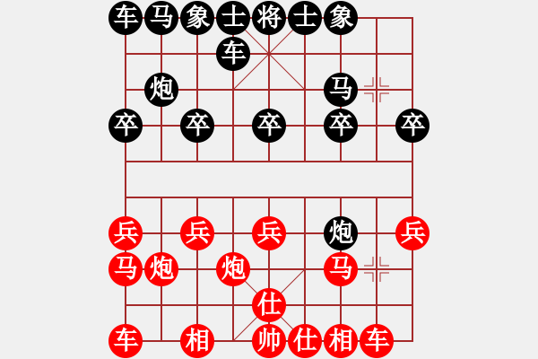 象棋棋譜圖片：zhengdehe09[紅] -VS- ★瀟湘棋帥★[黑] - 步數(shù)：10 