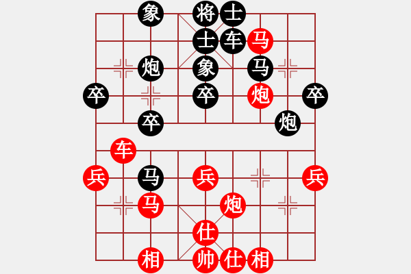 象棋棋譜圖片：星月之光(天罡)-負(fù)-草叼殼煙瑪(北斗) - 步數(shù)：40 