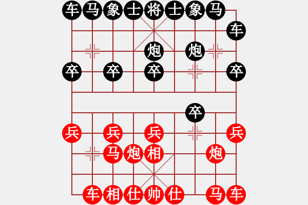 象棋棋譜圖片：勞資(9星)-負-qiyiyang(9星) - 步數(shù)：10 