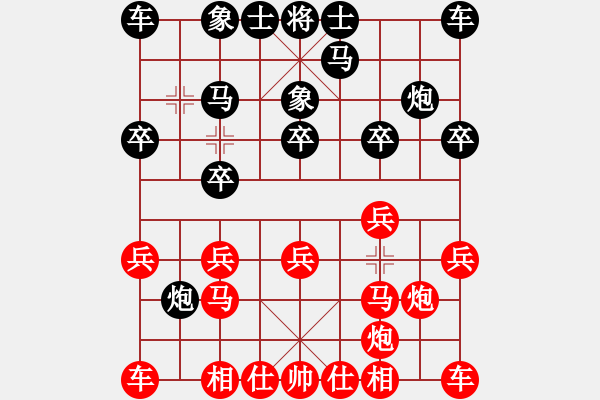 象棋棋譜圖片：倚天高手VS元頁01(2017 8 7 星期一) - 步數(shù)：10 