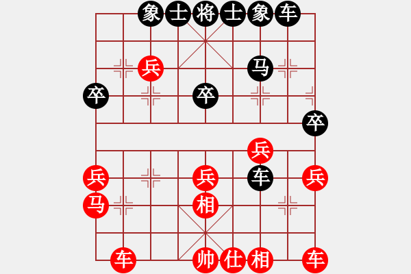 象棋棋譜圖片：過河帥[紅] -VS- 森哥[黑] - 步數(shù)：40 