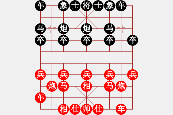 象棋棋譜圖片：☆象聯(lián)☆東邪[紅] -VS- 清清[黑] - 步數(shù)：10 