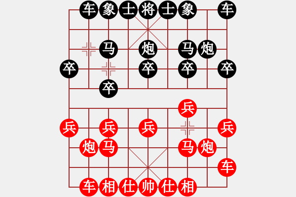 象棋棋譜圖片：2023.4.2.4JJ五分鐘先勝起馬局 - 步數(shù)：10 