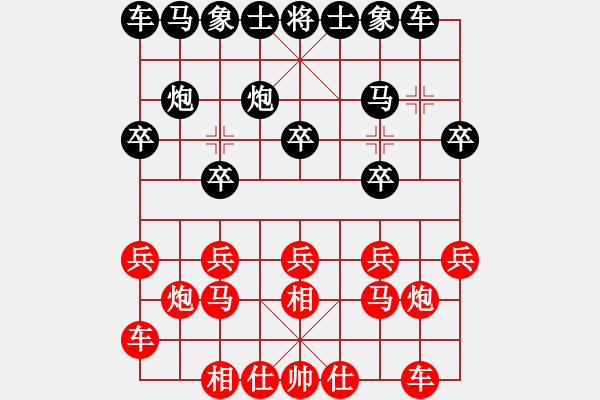 象棋棋譜圖片：2017.12.30.1后勝欒軍飛相局.pgn - 步數(shù)：10 