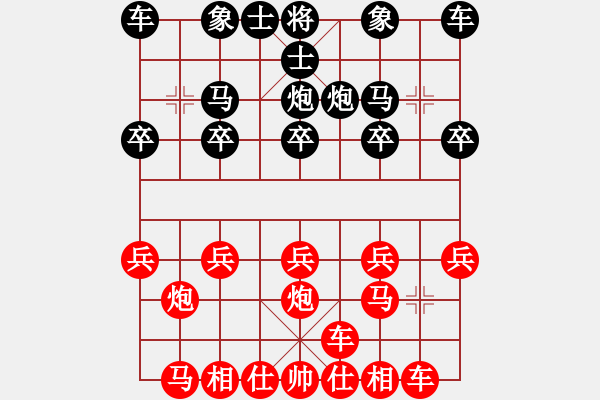 象棋棋譜圖片：象棋棋緣[805369245] -VS- 石璽[1148404757] - 步數(shù)：10 