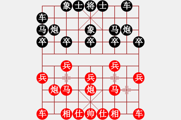 象棋棋谱图片：坏人又一个账号升业五了 - 步数：10 