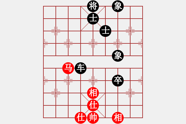 象棋棋譜圖片：頭疼醫(yī)腳(1段)-負(fù)-鈴兒響叮當(dāng)(月將) - 步數(shù)：110 