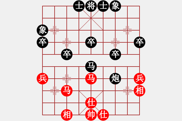 象棋棋譜圖片：溫州老郭(6星)-負-雙魚座阿狄(風魔) - 步數(shù)：40 