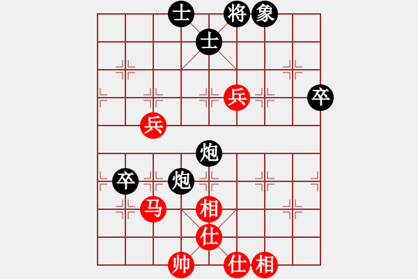 象棋棋譜圖片：有所思[470205176] -VS- ︻▇◤[1242800400] 強5 22 - 步數(shù)：80 