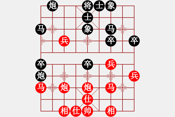 象棋棋譜圖片：老年泰州人(1段)-負(fù)-成功豹(5段) - 步數(shù)：40 