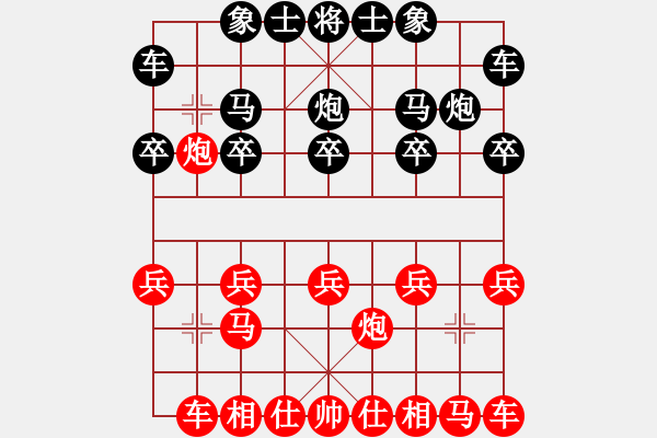 象棋棋譜圖片：20140105 2322 功夫熊貓[744585811] - 老漢[1160919893] - 步數(shù)：10 