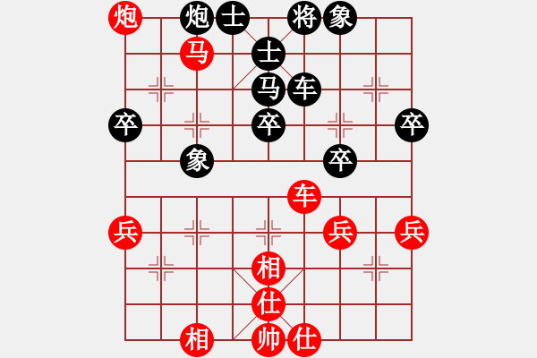 象棋棋譜圖片：評(píng)測(cè)，對(duì)方黑棋吃得很快樂(lè) - 步數(shù)：50 