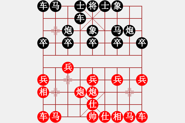 象棋棋譜圖片：非洲軍團(tuán)(4段)-勝-jinchuanyu(1段) - 步數(shù)：10 