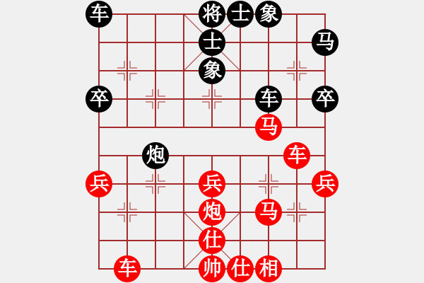 象棋棋譜圖片：非洲軍團(tuán)(4段)-勝-jinchuanyu(1段) - 步數(shù)：40 