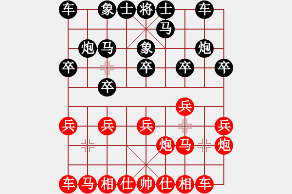 象棋棋譜圖片：管志年 先負 王兵 - 步數(shù)：10 