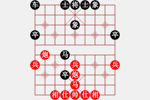 象棋棋譜圖片：dzgcs(9星)-負(fù)-楊春芹(8星) - 步數(shù)：40 