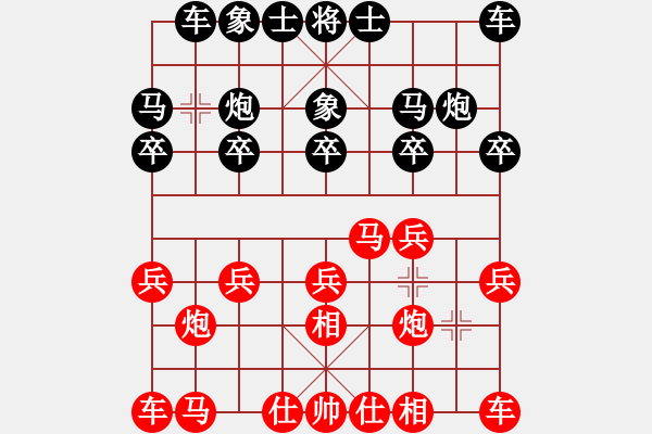 象棋棋譜圖片：張全勝 勝 隨便 - 步數(shù)：10 