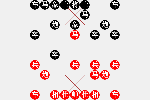 象棋棋譜圖片：奕元(8星)-負-江油彈弓哥(9星) - 步數(shù)：10 