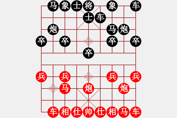 象棋棋譜圖片：水手[2276216005] -VS- 黃培祿[253671652] - 步數(shù)：10 