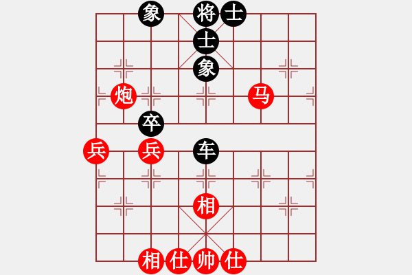 象棋棋譜圖片：膠股藍(lán)茶(2段)-和-小雪虎(5段) - 步數(shù)：60 