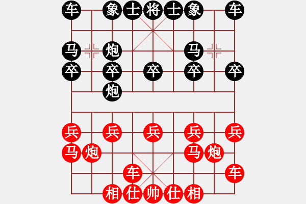 象棋棋譜圖片：金庸一品堂棋社 金庸武俠蕭峰 先負 金庸武俠胡斐 - 步數(shù)：10 