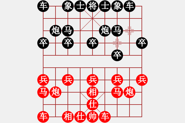 象棋棋譜圖片：一米 先勝 王明勝 - 步數(shù)：10 