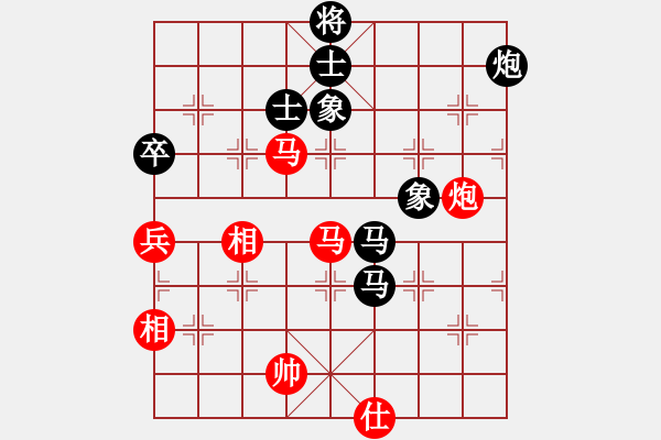 象棋棋譜圖片：一米 先勝 王明勝 - 步數(shù)：100 