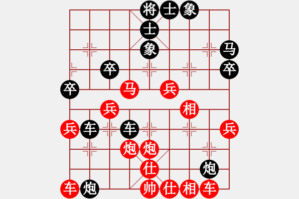 象棋棋譜圖片：lpzhwhl(5r)-勝-ziyouzhilv(3級(jí)) - 步數(shù)：40 