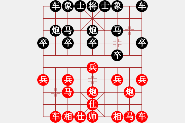 象棋棋譜圖片：勇勇[紅] -VS- 負(fù)分太后 魚(yú)[黑](2) - 步數(shù)：10 